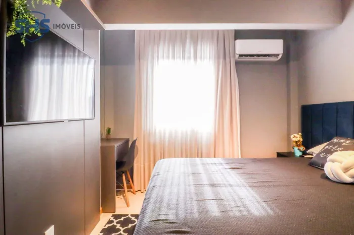 Apartamento com 1 dormitório para alugar, 47 m² por R$ 2.700/mês - Centro - Blumenau/SC