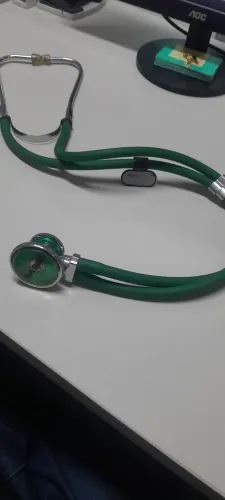 Abraçadeira de pressão arterial 27 a 45 cm com estetoscópio