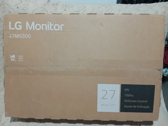 Monitor Gamer LG 27'' 100hz 5ms Full Hd Ips 27ms500 Cor Preto ( 2 meses de uso )