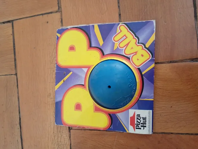 Brinde pop ball pizza hut anos 90 raríssimo!