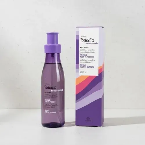 Body Splash Amora e Flor de Pêssego Natura Tododia 200 ml