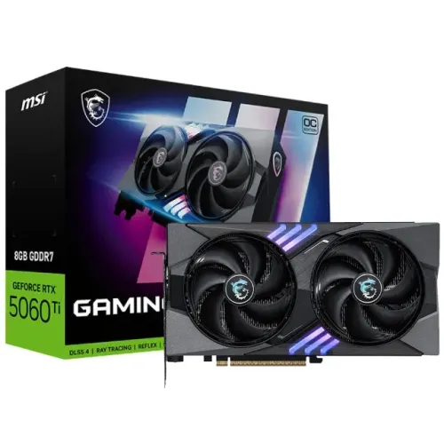 Placa de Vídeo MSI Gaming OC 8GB GeForce RTX5060TI GDDR7