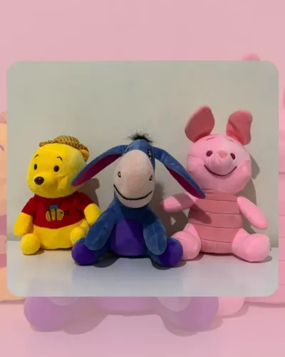 Vende-se Combo Ursinho Pooh, Leitão e Ió (Burro)