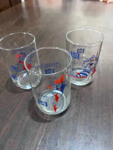 Kit de 3 copos colecionáveis da Pepsi com os Thundercats de 1986