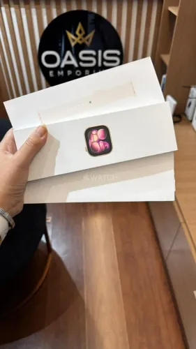 Apple Watch S11 42mm Gold Rose Novo Super Oferta Loja BH