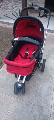 Carrinho de Bebê Kiddo Compass com Bebê Conforto - Moisés e Passeio
