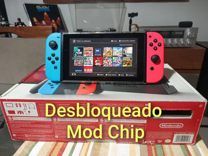 Nintendo Switch V1 Desbloqueado com ModChip