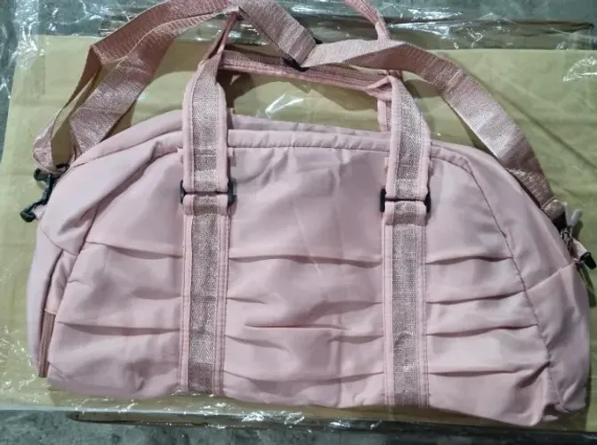 Bolsa Esportiva Feminina - Academia/Viagens (Cor rosa)