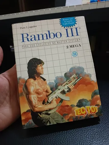 Rambo III - Master System ** COMPLETO ** Versão Caixa Papelão