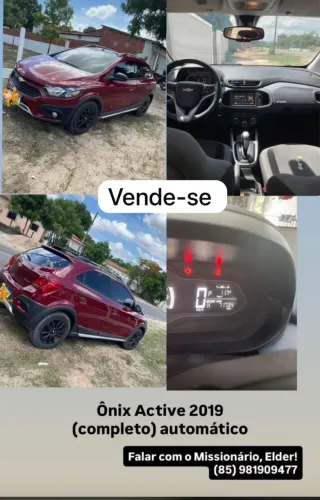 Chevrolet Onix Activ 1.4 8V Flex Aut. 4P 2019