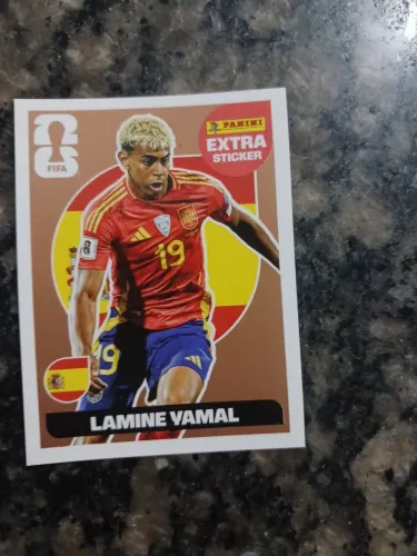 Lamine Yamal Extra Sticker Panini Copa 2026.