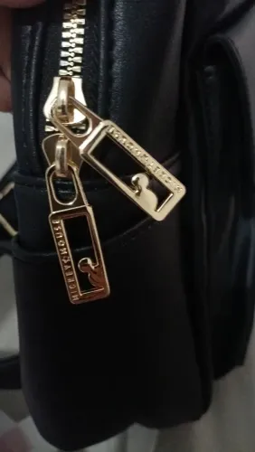 Mochila Mickey social couro nova