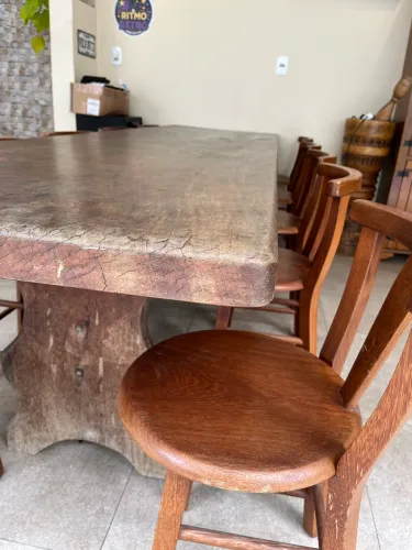 Mesa rústica Angelim