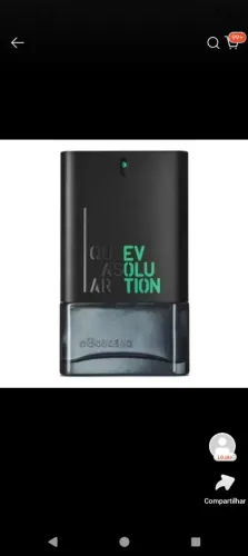 Quasar evolution o Boticário item de colecionador