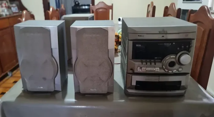 MICROSISTEM TOSHIBA USADO BOM FUNCIONANDO