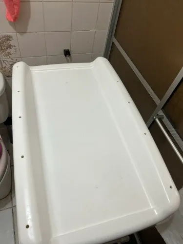 Banheira suporte e trocador