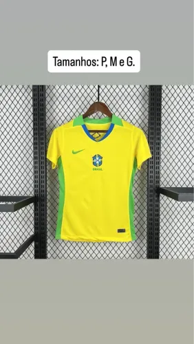 Camisa Brasil Home (1) 'Copa América Feminina' 2025 Feminina.