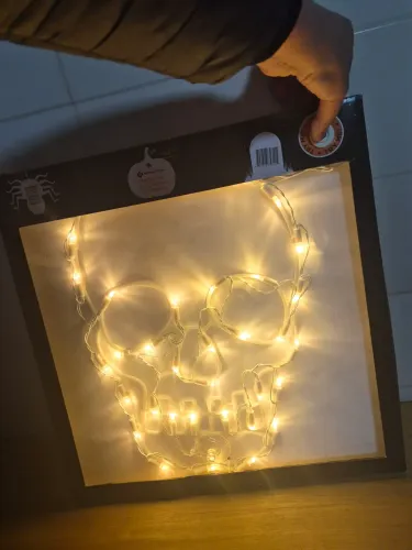 Caveira Iluminada Halloween