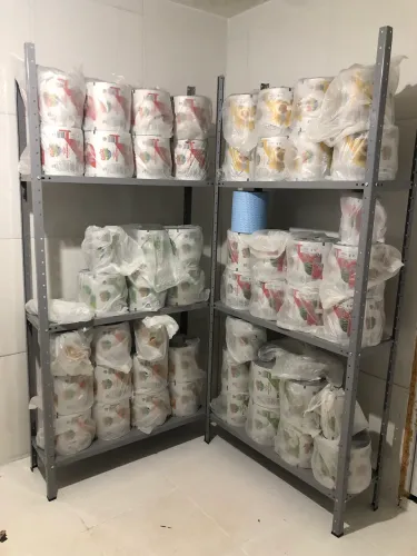 Estante de aço (2 un) Reforçada Suporta 180kg