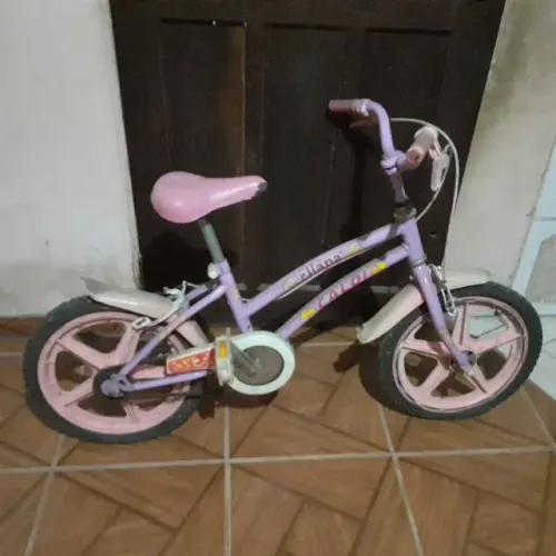 bicicleta infantil feminina aro 16 Caloi Eliana