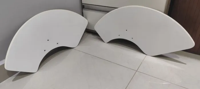 Jogo 2 Pás Brancas para Ventilador de Teto Tron Aventador