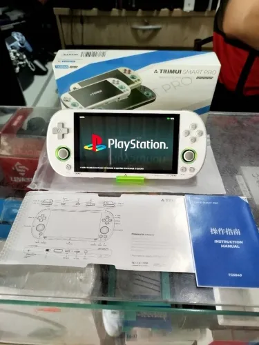 portátil trimui semi novo completo na cx roda ps1 p baixo ac trocas