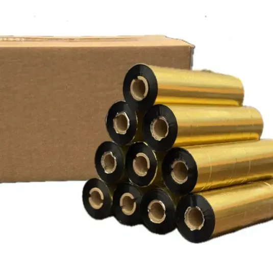 Kit 10 Ribbon Misto 110x74 Para Impressora Térmica Kit 10 Ribbon Misto 110x74m