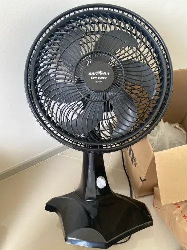 Vendo ventilador Britânia turbo 60W, excelente estado
