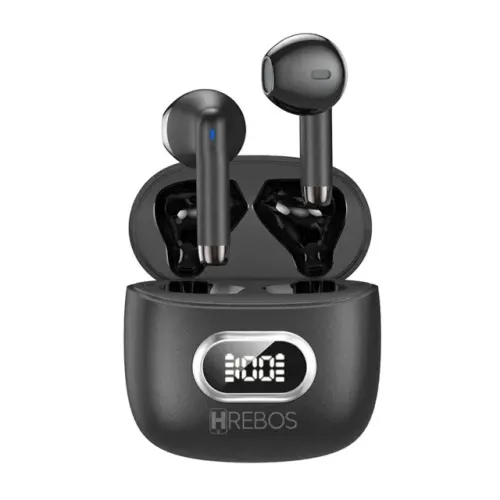Fone Hrebos Eb-236 Vilipods Bluetooth Tws Display Preto
