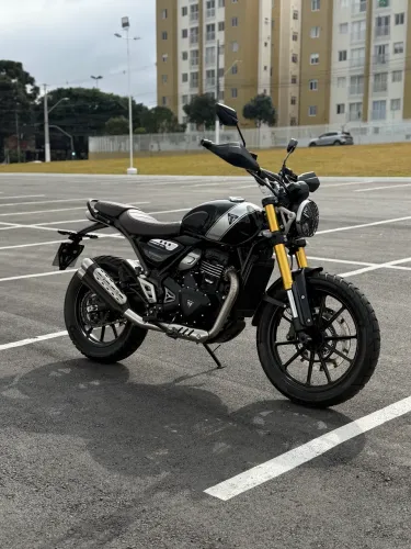 Triumph scrambler 400x abaixo da fipe