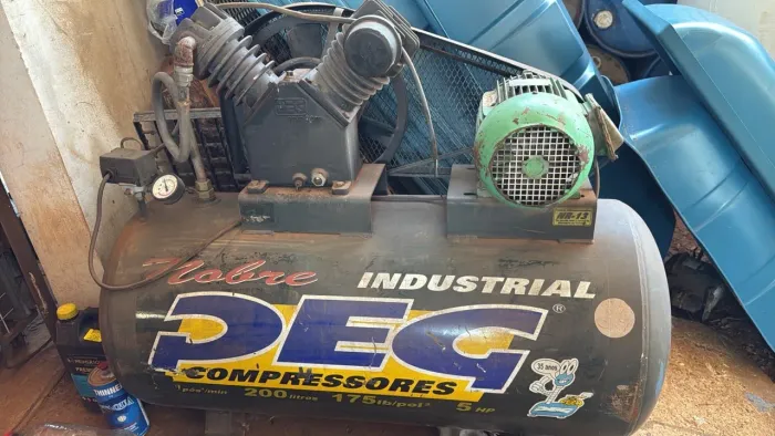 Compressor 20 pes motor 5cv trifasico