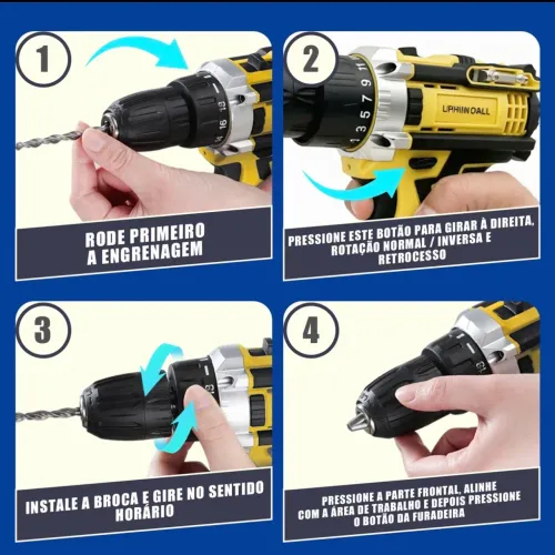 Kit parafusadeira