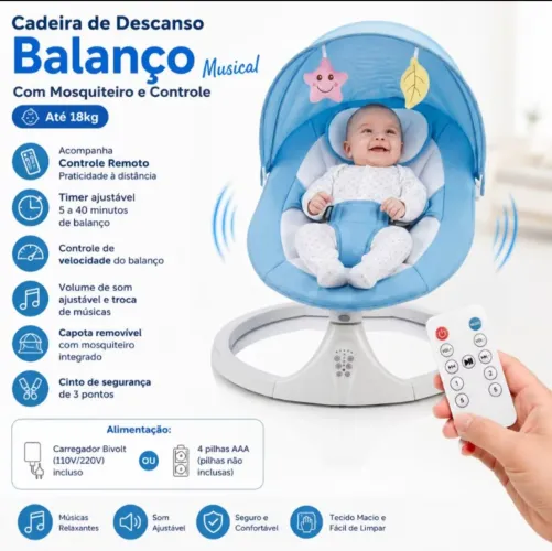 Cadeira de descanso com balanço