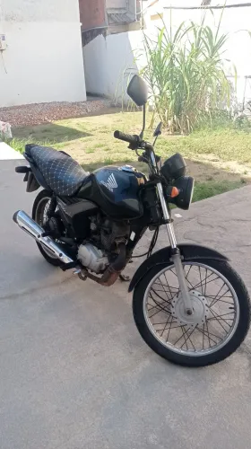 Moto CG Fan 2010 Partida Elétrica Preta 