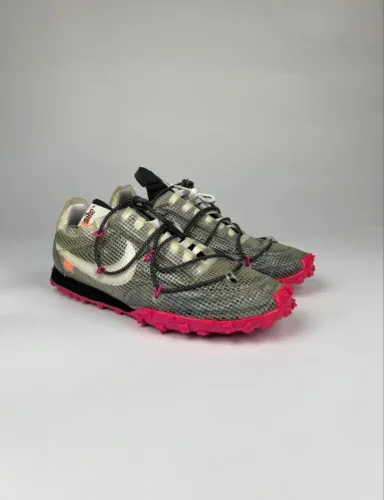 Off-White x Nike Waffle Racer Black