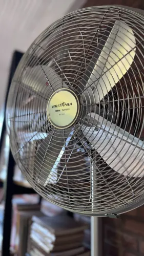 Ventilador Britânia Inox vintage NOVO!