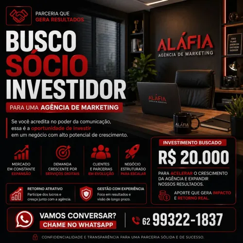 Busco Sócio Investidor