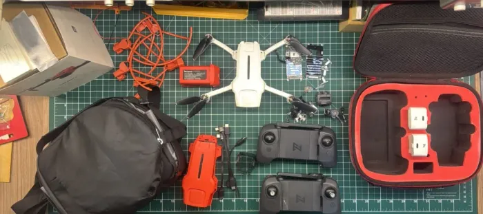 Drone FIMI X8 Mini funcionando + peças e acessórios do FIMI Mini 3