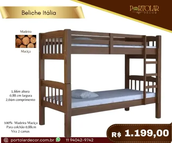Beliche Itália, a pronta entrega