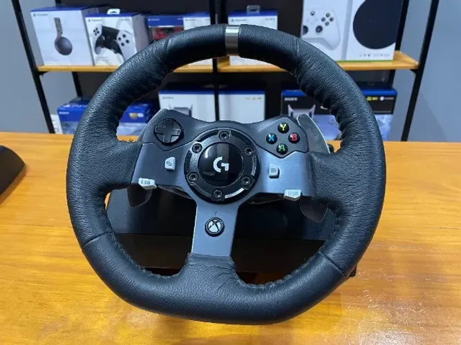 Volante Logitech G920 Xbox e PC - Seminovo (Nota Fiscal e Garantia)