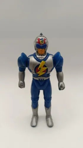 MEGA POWER FIGHTER AZUL - DE ÉPOCA - 12CM