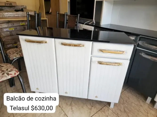 BALCÃO DE COZINHA AÇO NOVO