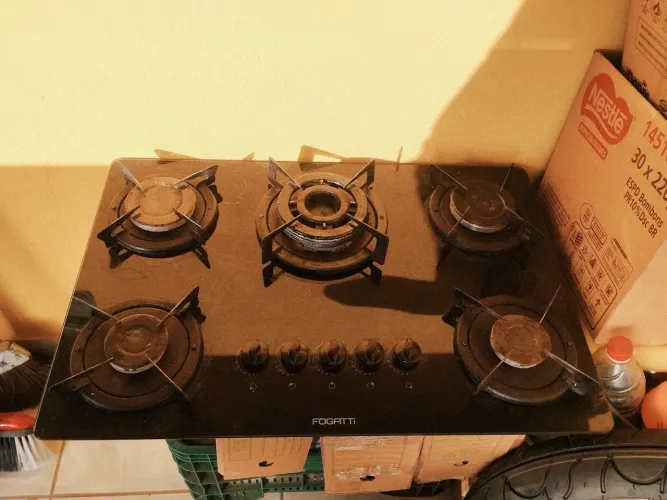 Fogão Cooktop 5 bocas