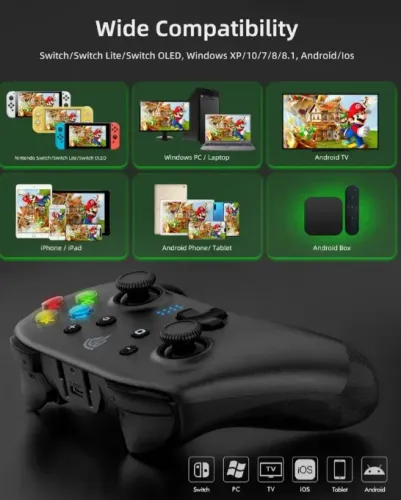 EasySMX Bayard 9124 Gamepad Bluetooth Joystick Game Controller