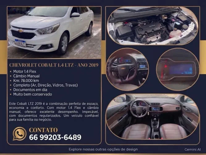 Chevrolet Cobalt LTZ 1.4 8V Flexpower/econoflex 4P 2019