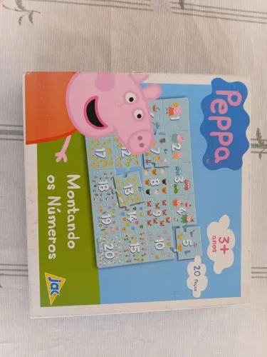 Jogo aprendendo os números Peppa Pig