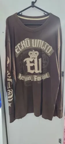 Ecko Unltd Camisa Manga Longa Canela Cor Marrom Chocolate