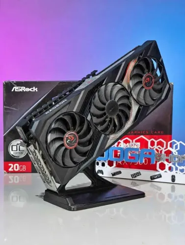 Placa de Vídeo RX 7900 XT ASRock Phantom Gaming OC 20GB.