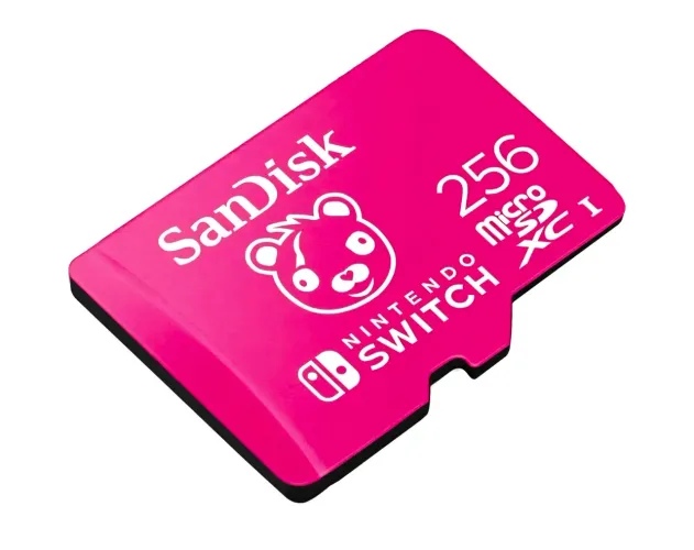 SanDisk de 256GB para o Nintendo Switch na edição temática do Fortnite