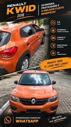Renault Kwid Zen 1.0 Flex 12V 5P Mec. 2018
